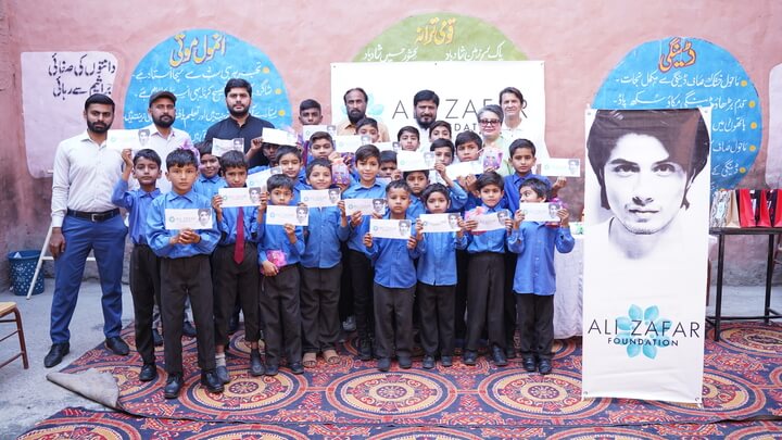 AZF shared Eid Joy with the Stars of its adopted Govt. Primary Boys’ School, Lidher, Lahore, Pakistan